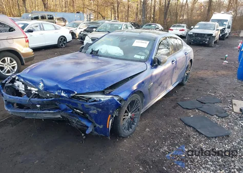 2022 BMW M8 Gran Coupe Competition z USA, uszkodzony, nr VIN WBSGV0C03NCJ04010